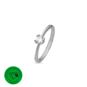 MARY Ring 14K, HV LG DIAM 0,25CT W/VS - Urma.dk