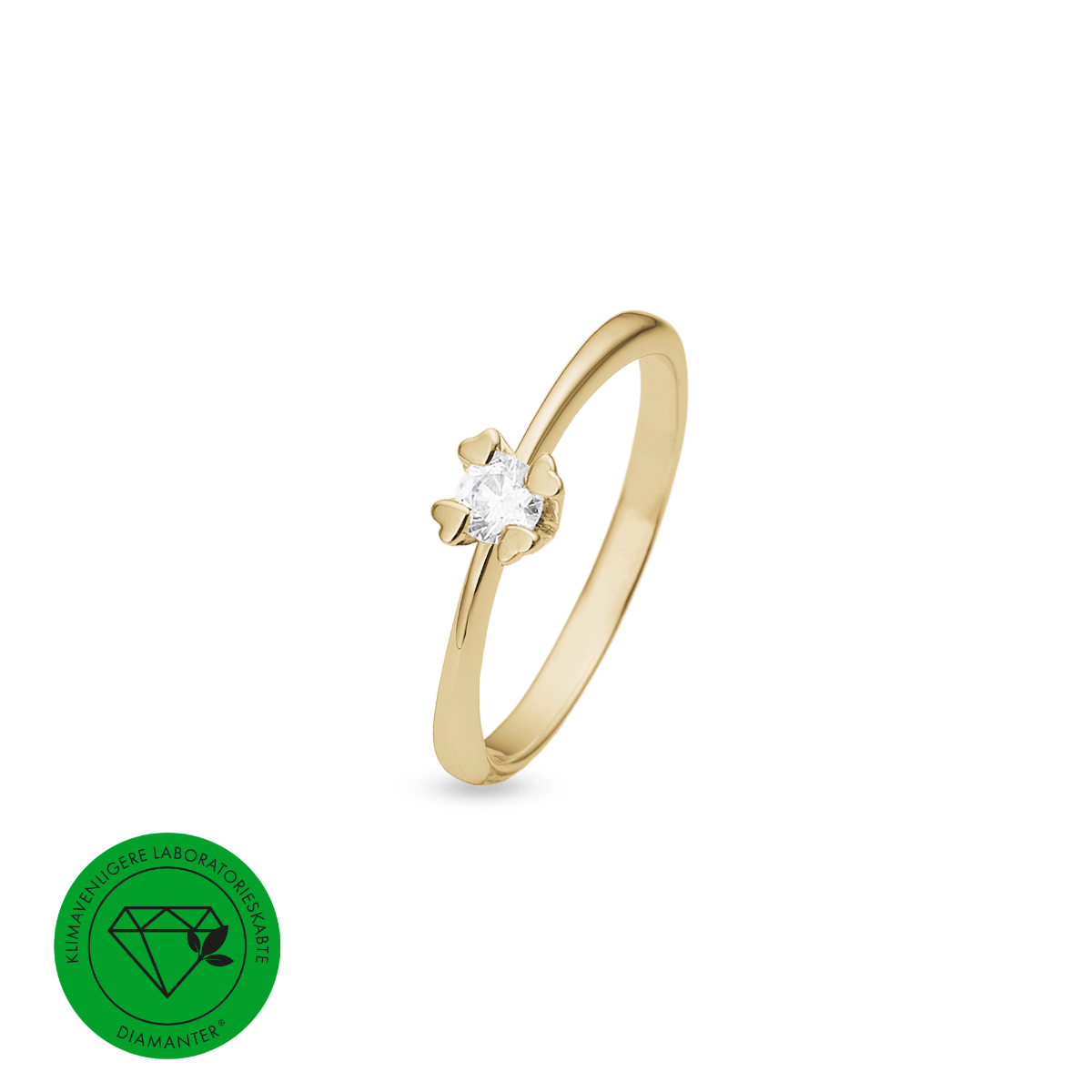 MARY Ring 14K LG DIAM 0,25CT W/VS - Urma.dk