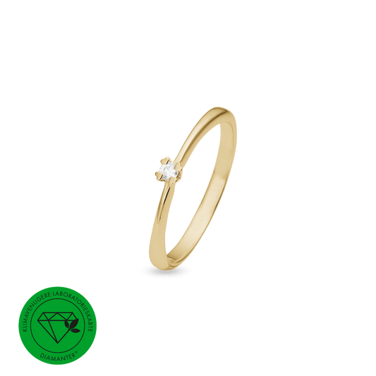 MARY Ring 8K LG DIAM 0,03CT W/VS - Urma.dk