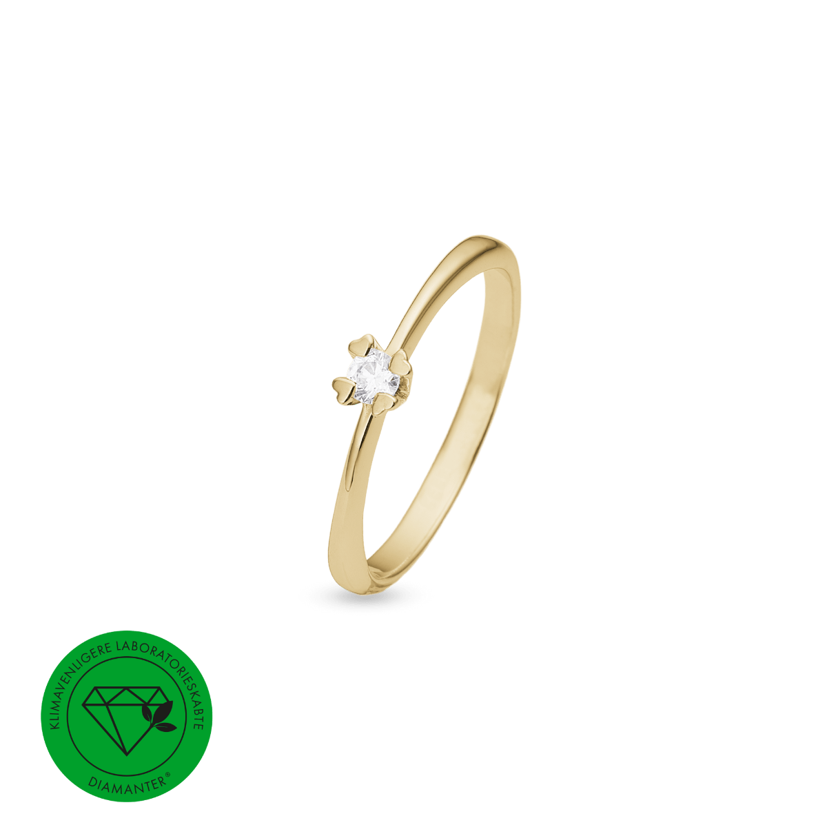 MARY Ring 8K LG DIAM 0,10CT W/VS - Urma.dk