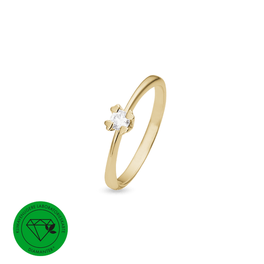 MARY Ring 8K LG DIAM 0,20CT W/VS - Urma.dk