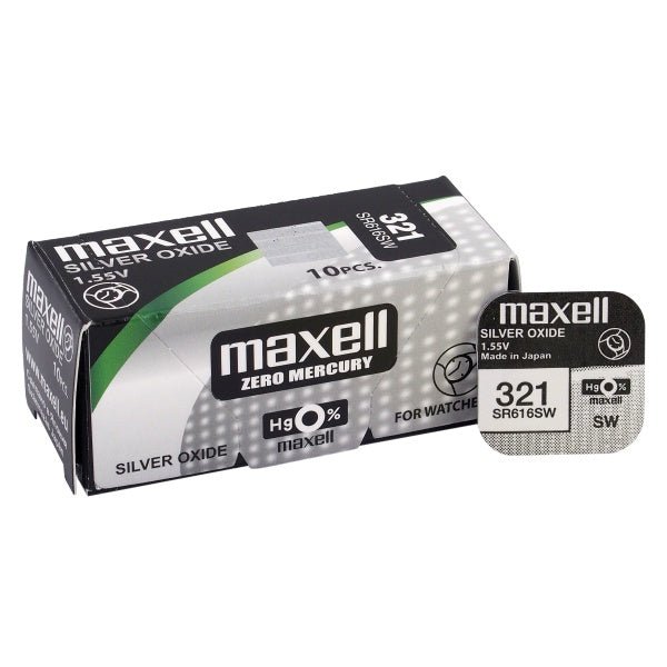 Maxell 321 / SR616SW 1,55V - Urma.dk