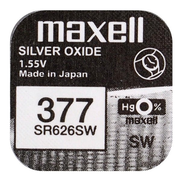 Maxell 377 / SR626SW 1,55V - Urma.dk