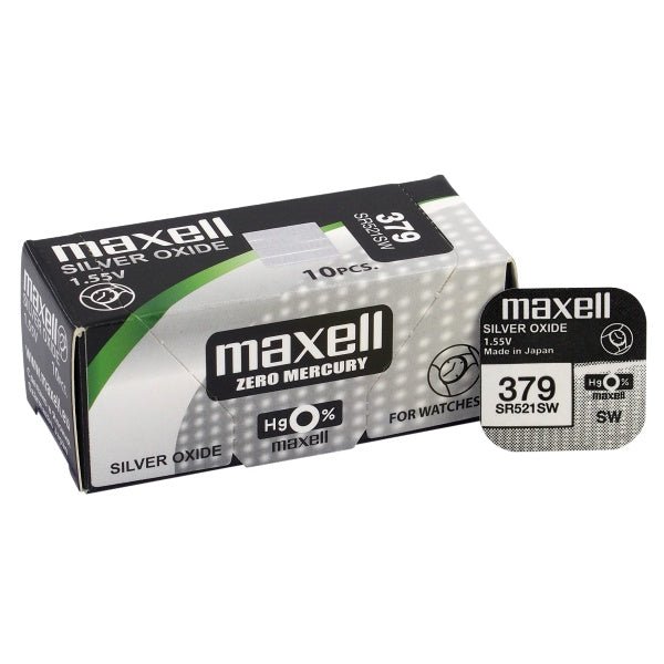 Maxell 379 / SR521SW 1,55V - Urma.dk
