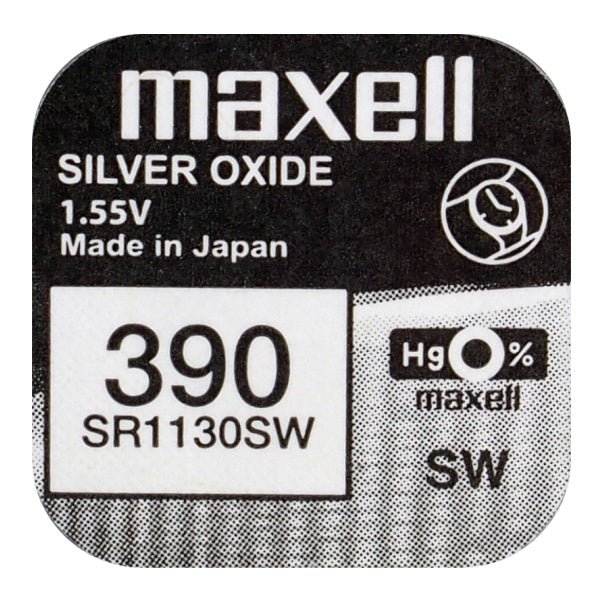 Maxell 390 / SR1130SW 1,55V - Urma.dk