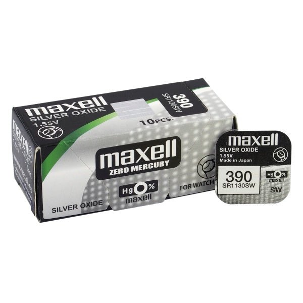 Maxell 390 / SR1130SW 1,55V - Urma.dk