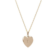 Medajon m. 14kt. påvalset guld og 0,01ct brill. - Urma.dk