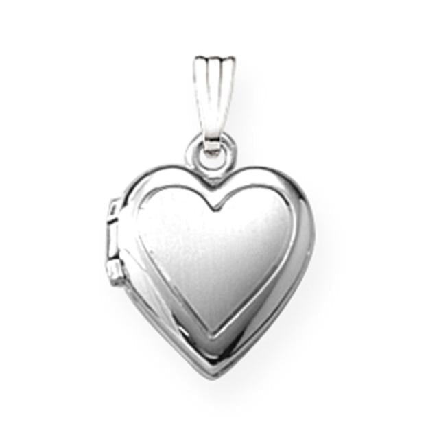 Medaljon i rhod. sølv. Inkl. kæde - Urma.dk