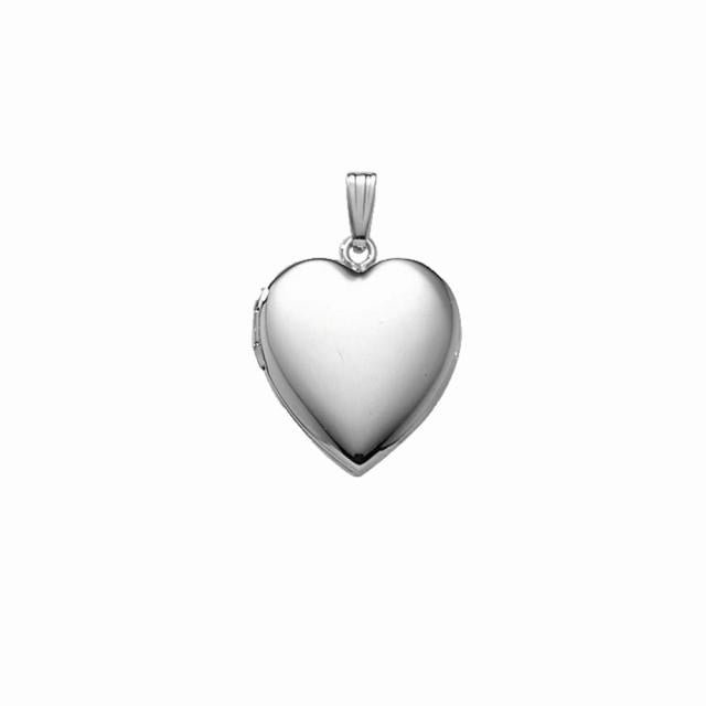 Medaljon i rhod. sølv. Inkl. kæde - Urma.dk