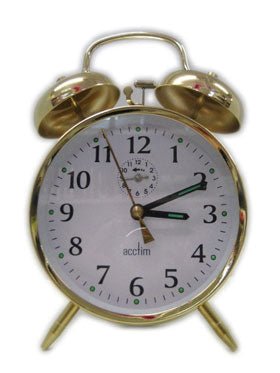 Mekanisk vækkeur med klokker