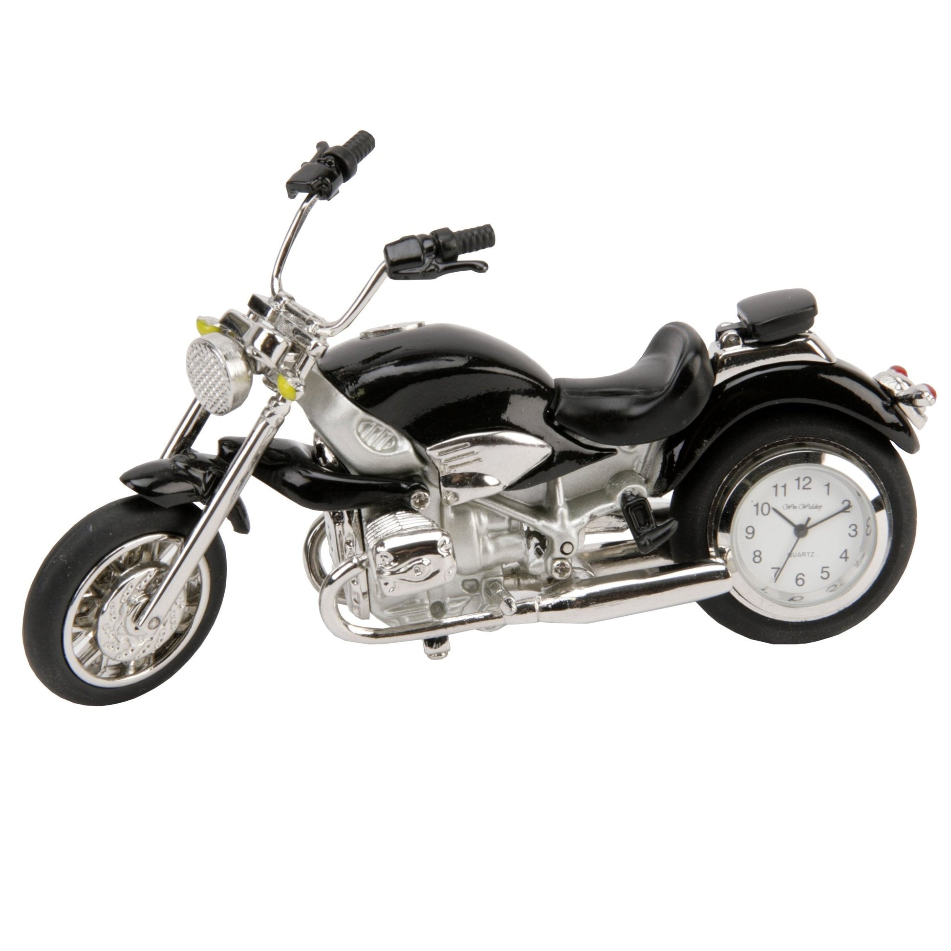 Miniature ur, motorcykel, dekoration - Urma.dk
