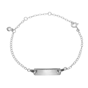 Navnearmbånd, sølv - Urma.dk