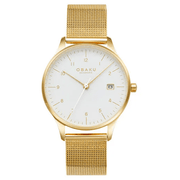 OBAKU CHIA LILLE - GOLD Ø34mm V298LDGWMG - Urma.dk
