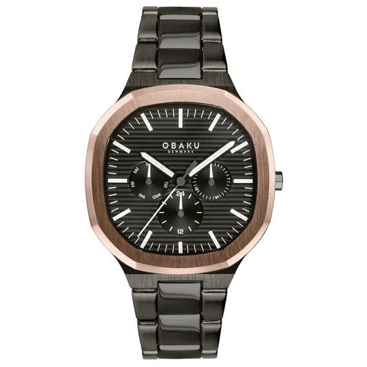 OBAKU ILD - DARK Ø42mm V275GMMBSB - Urma.dk