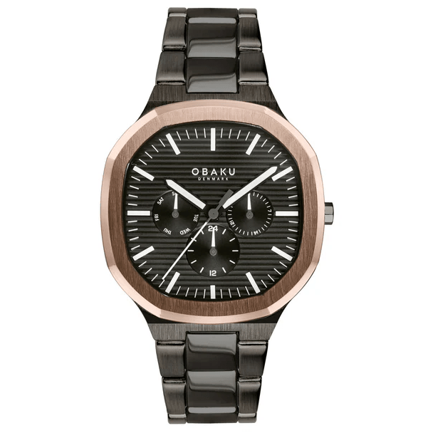 OBAKU ILD - DARK Ø42mm V275GMMBSB - Urma.dk