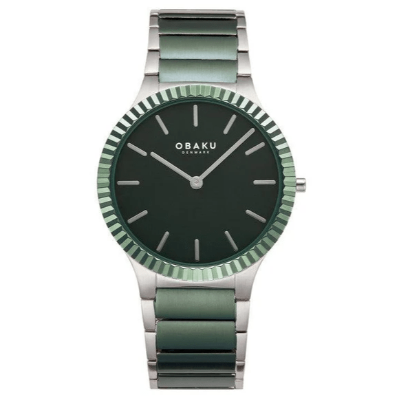 OBAKU LINJE - LEAF 4,9mm Safirglas Ø40mm V292GXOESS - Urma.dk