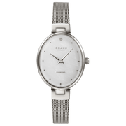 OBAKU OVAL STEEL Ø24x29mm V312LXCWMC - Urma.dk