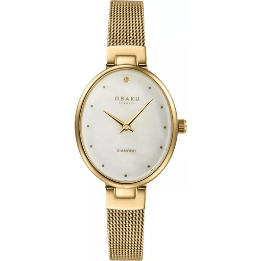 OBAKU OVAL STEEL Ø24x29mm V312LXGWMG - Urma.dk