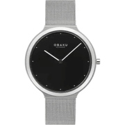 OBAKU SATIN LILLE - ONYX 4,8mm Safirglas Ø36mm V269LXCBMC - Urma.dk