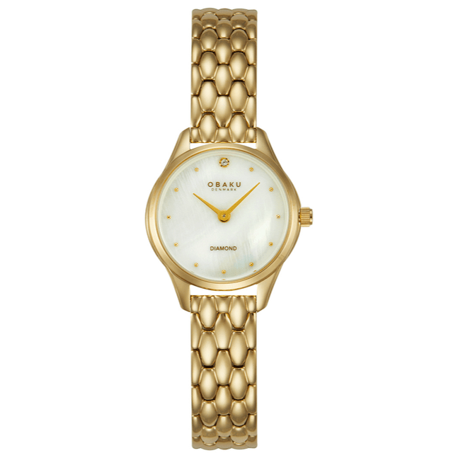 OBAKU SMYKKE PETITE - GOLD Ø24mm V297SXGWSG - Urma.dk