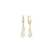 Ørehænger 8kt, L36mm