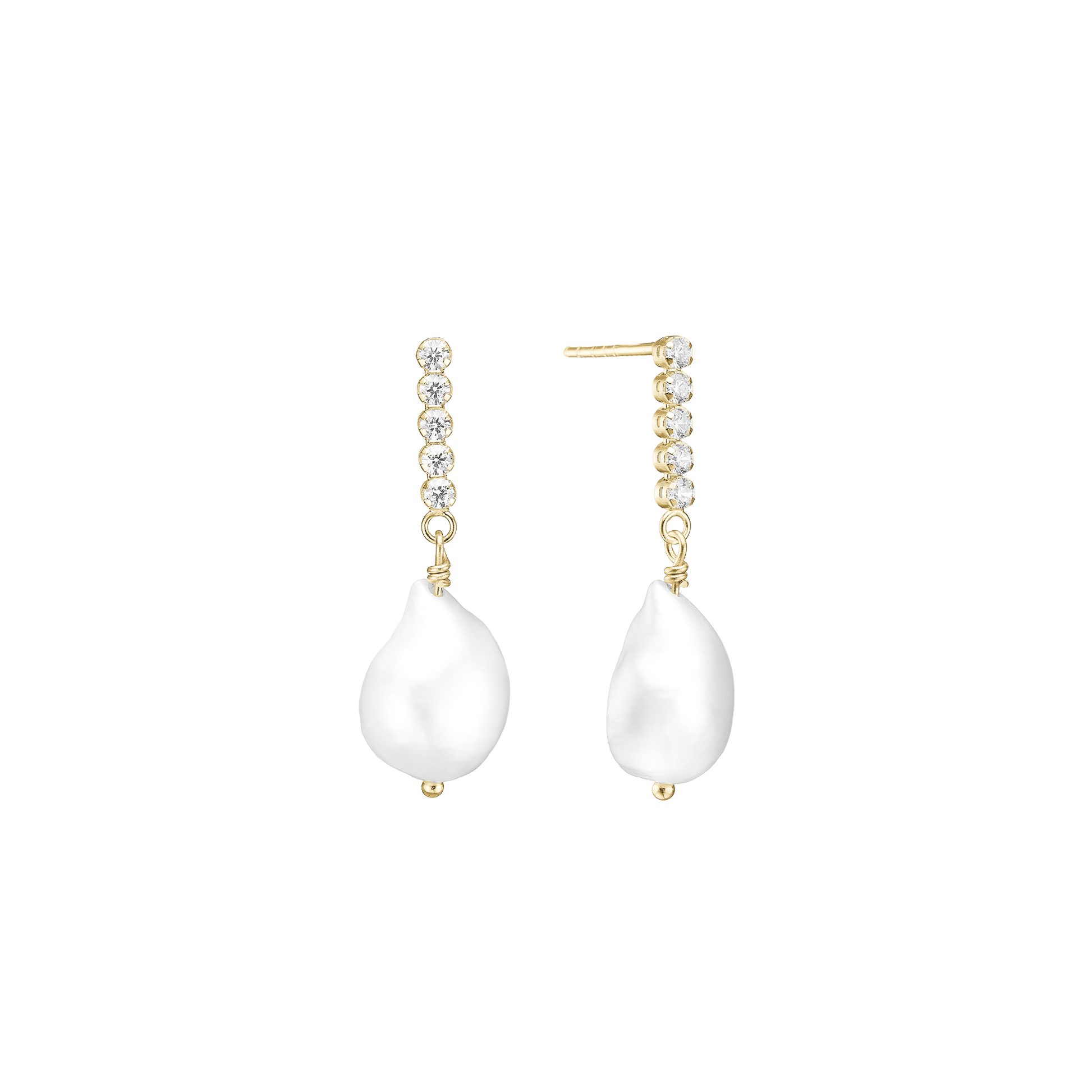 Ørehænger, Sparkling Pearls, forg.
