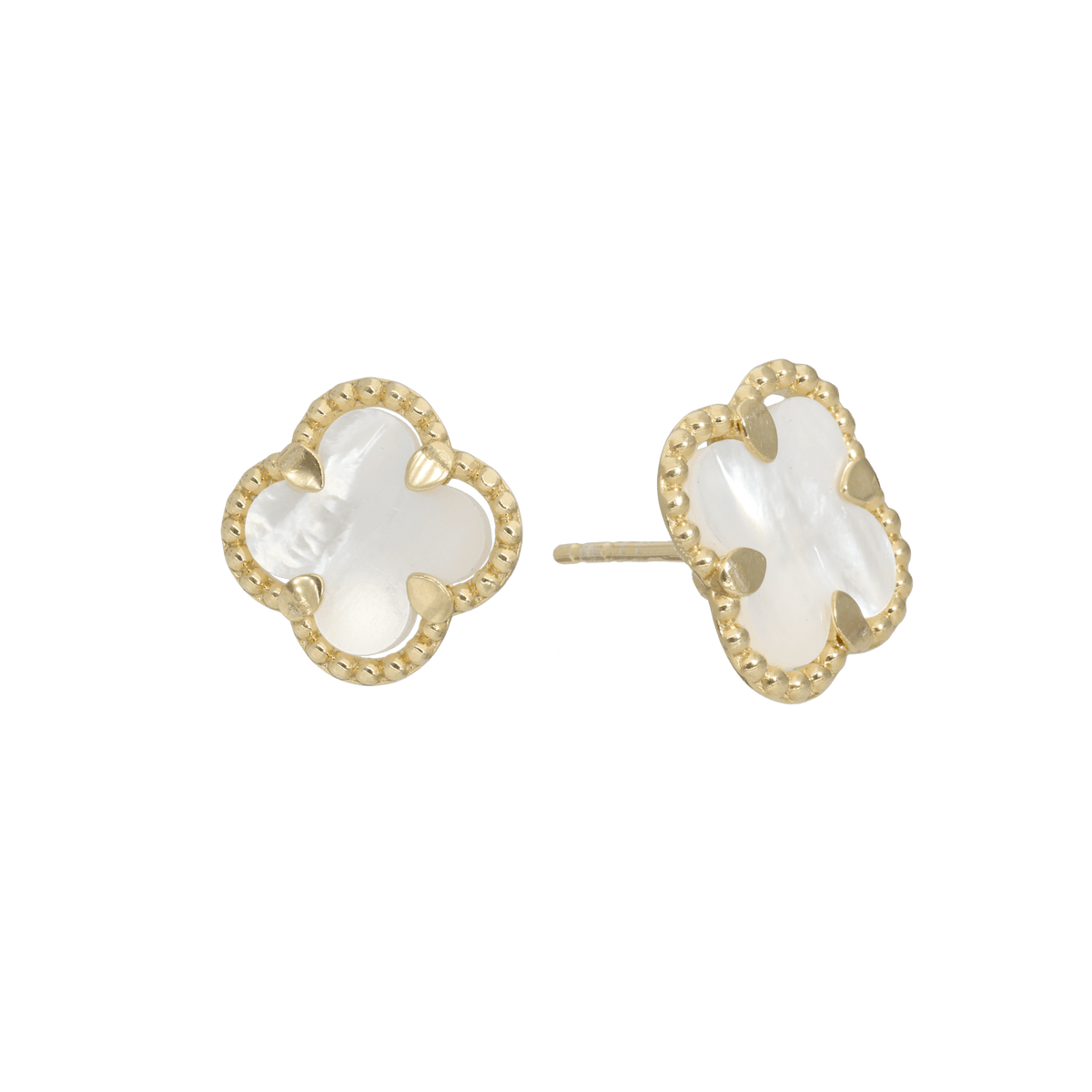 Ørestikker Clover Mother of Pearl