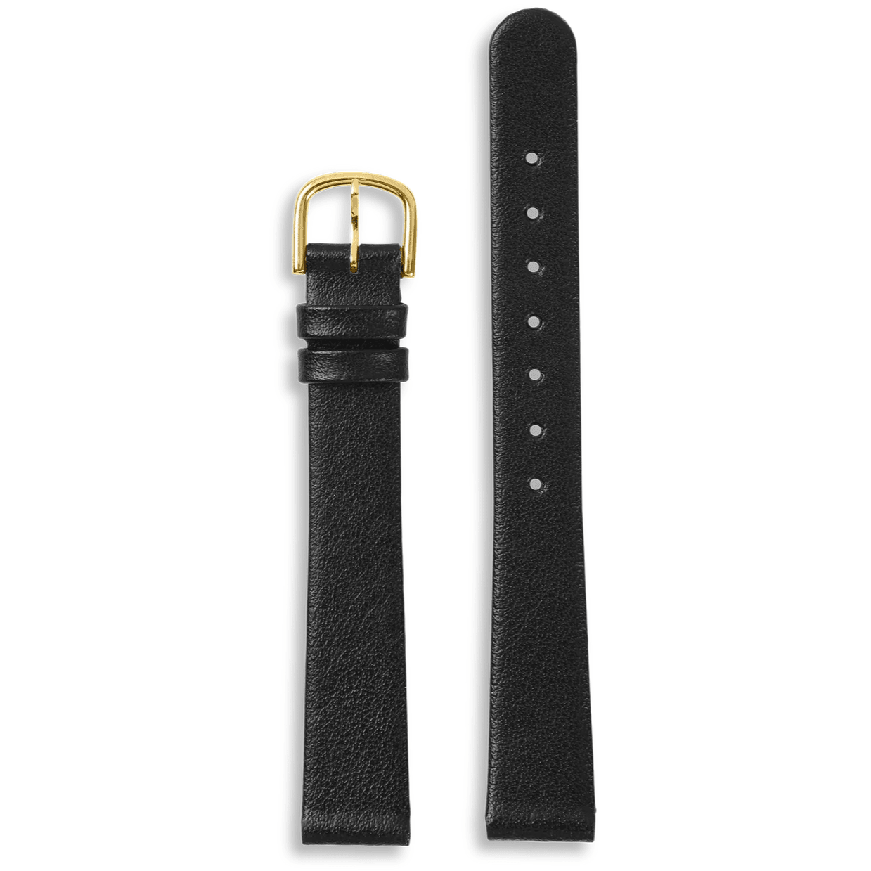 Ole Mathiesen 14 mm læderrem, sort, Gp L - Urma.dk