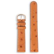 Ole Mathiesen 18 mm strudselæder i guld, M - Urma.dk