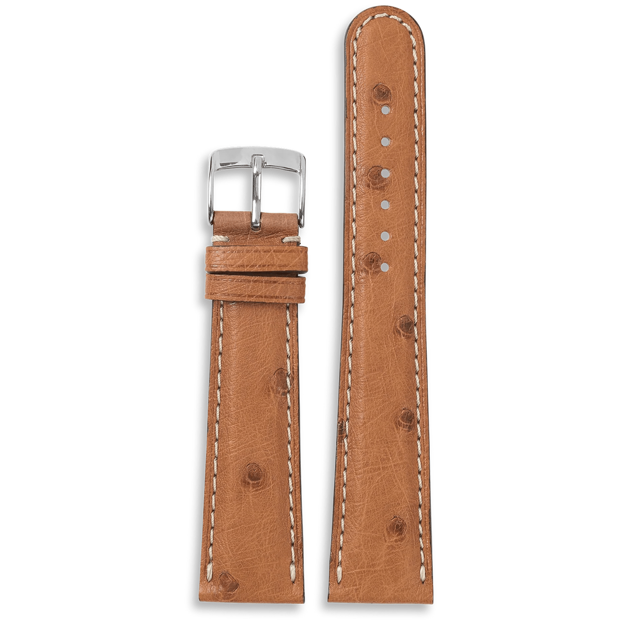 Ole Mathiesen 20 mm brun stålrem, M - Urma.dk