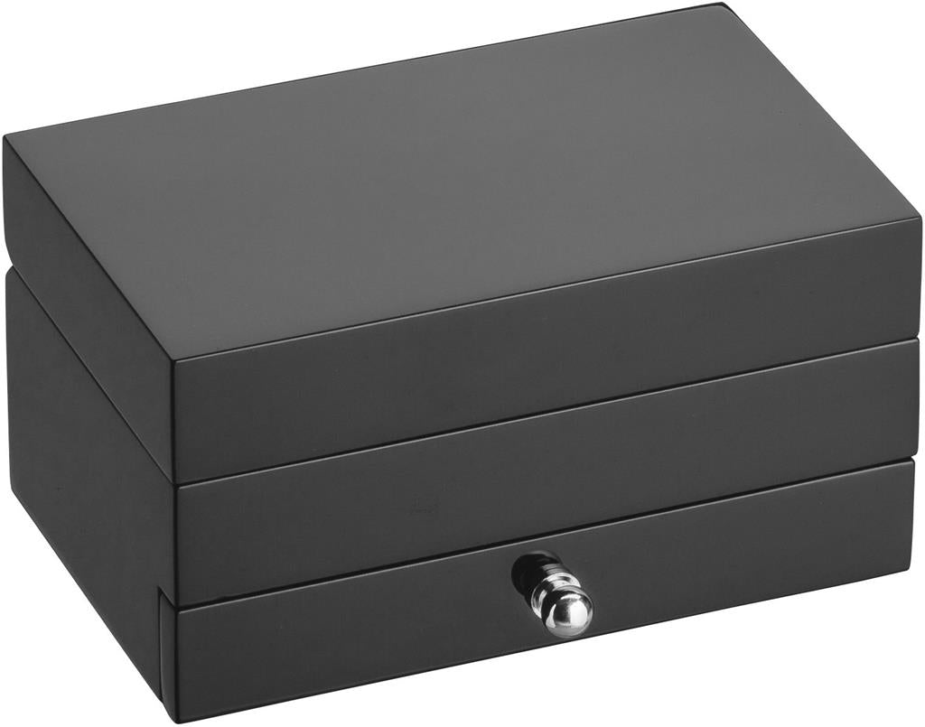 Opbevaringsæske til 3 ure i mørk træ - Urma.dk