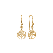 Ørehænger forgyldt, Livets træ - Urma.dk