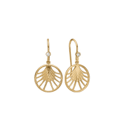 Ørehænger m/2 cz, forg sølv - Urma.dk