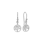 Ørehænger sølv, livets træ - Urma.dk