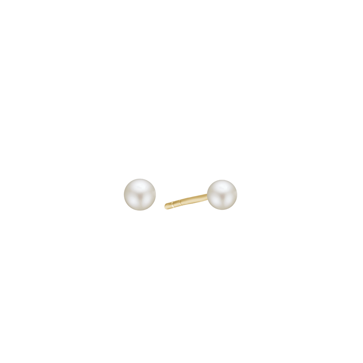 ØRESTIK M/FERSKVANDS PERLE 5MM - Urma.dk