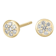 Ørestikker 14 karat guld med diamanter - 0,175 ct w/si - Urma.dk
