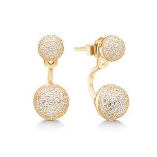 Ørestikker med dobbelt pavékugler