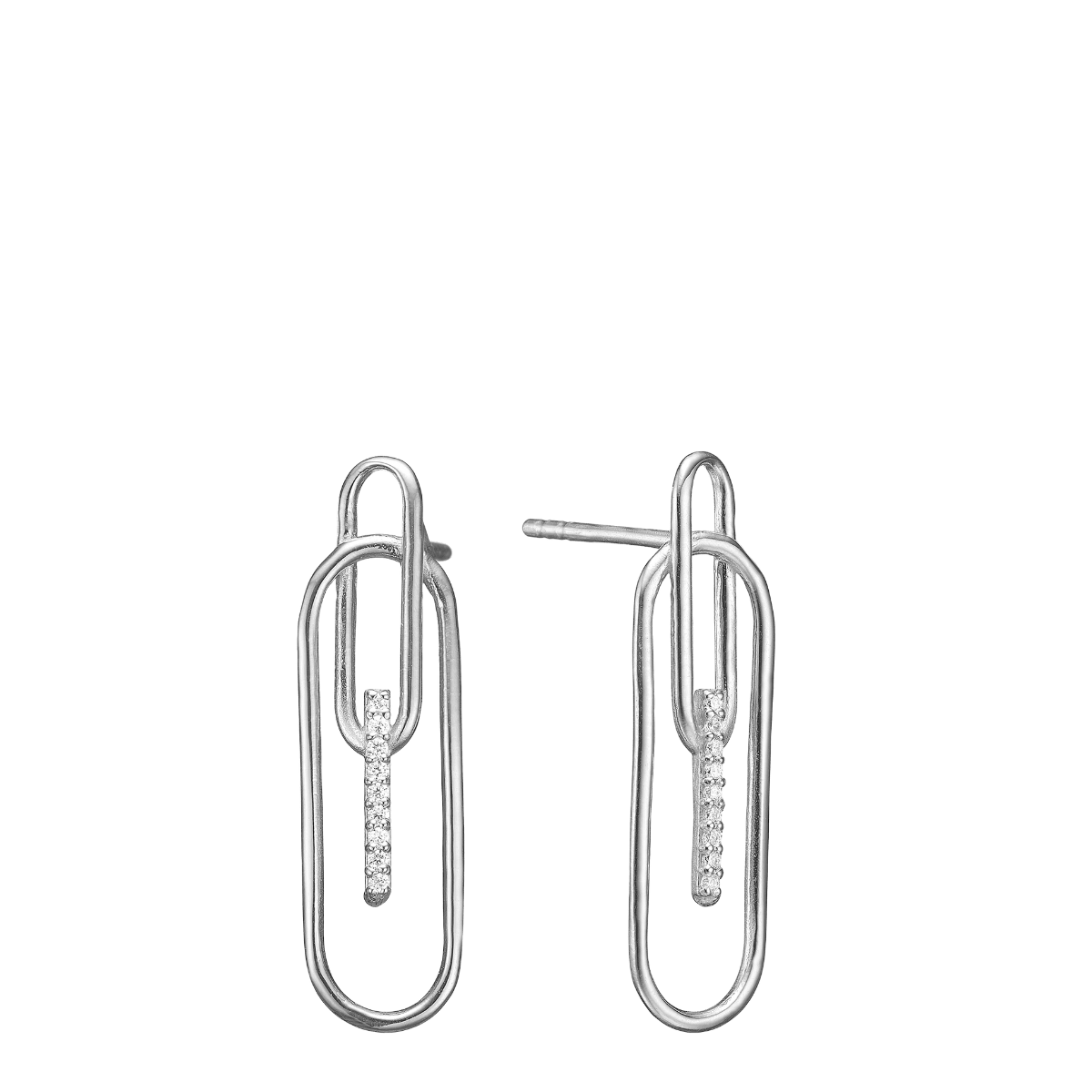 Ørestikker sølv, Paper clip - Urma.dk