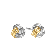 Ørestikkker sølv/forgyldt, Knude - Urma.dk