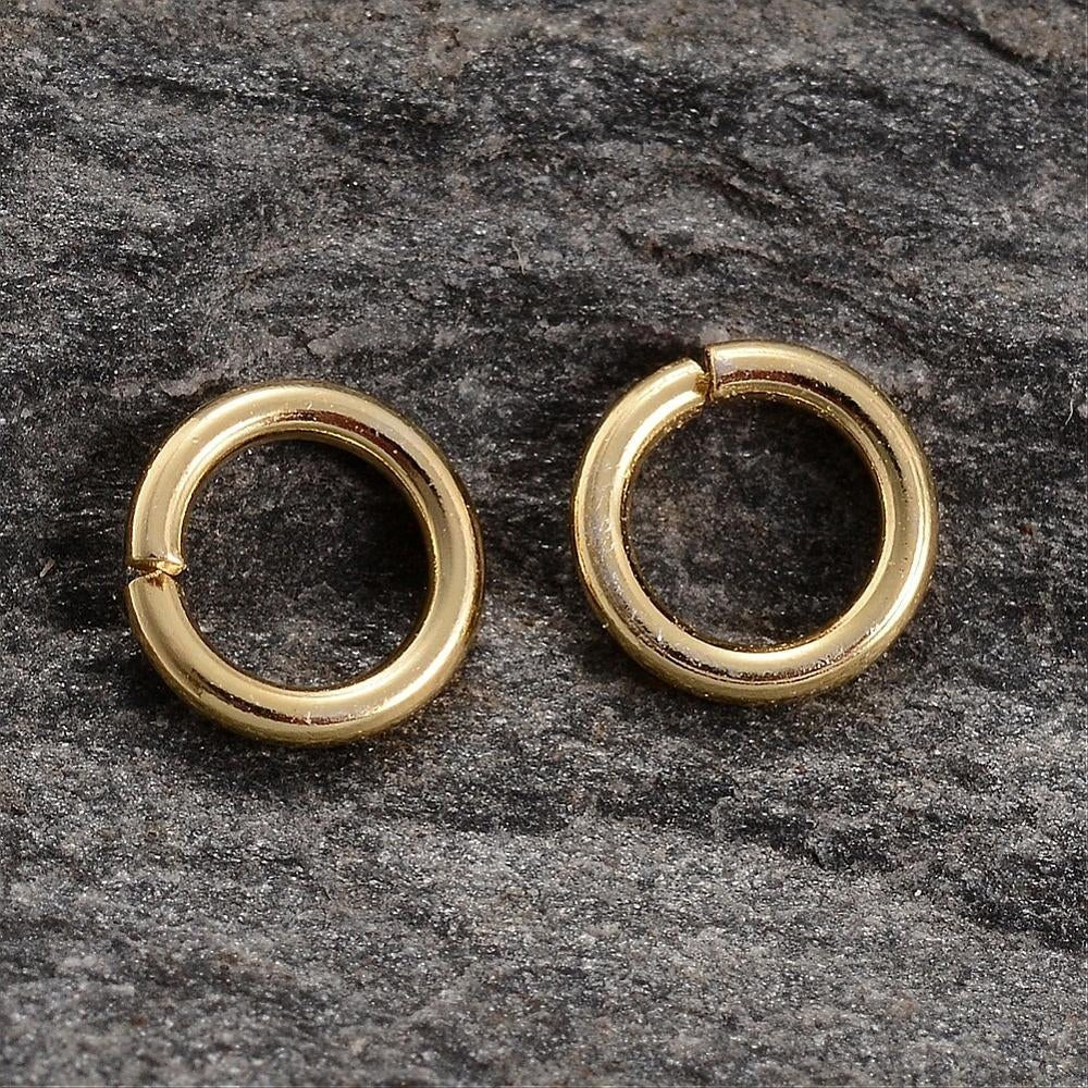 Øsken forgyldt sterling sølv 5x0,8 mm - Urma.dk