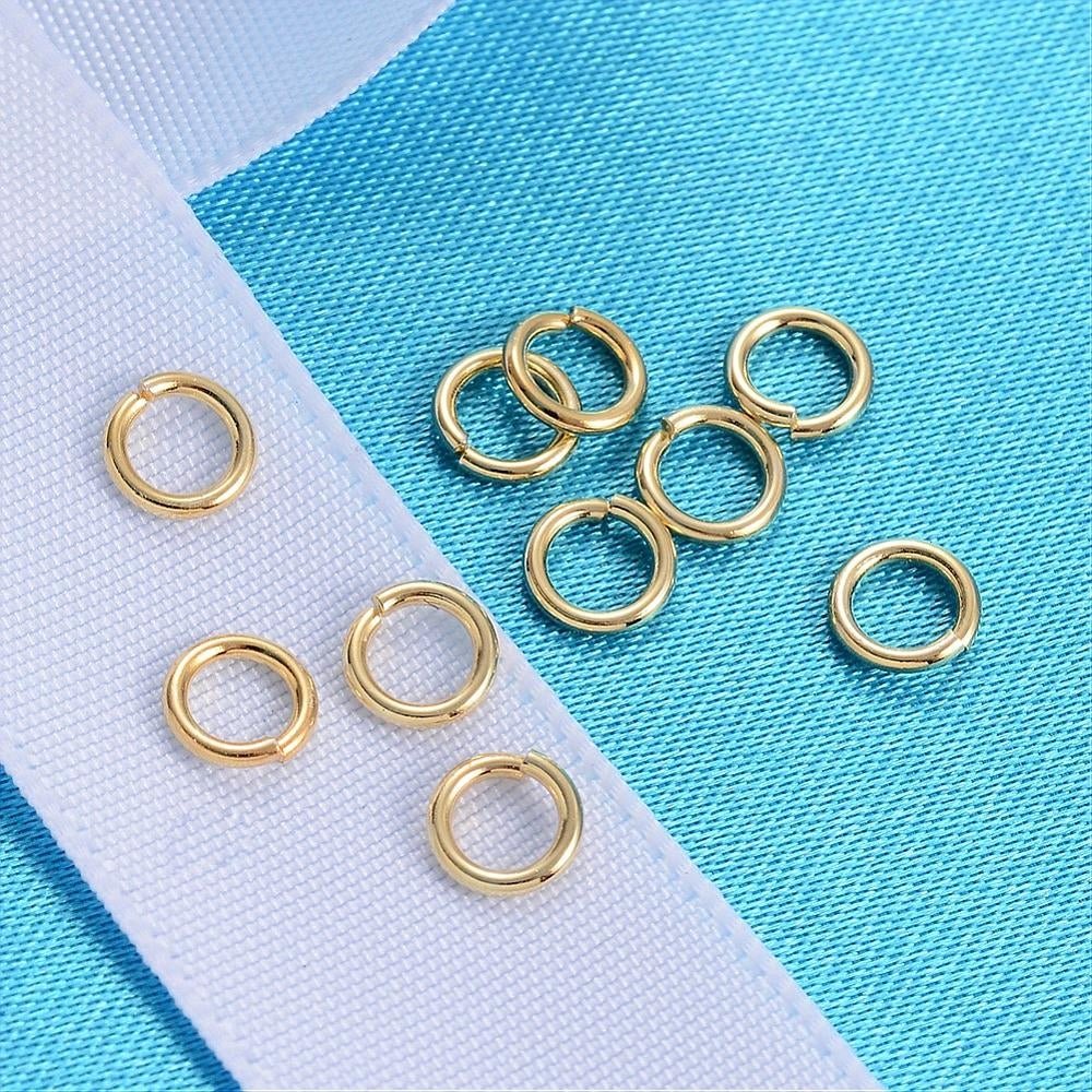 Øsken forgyldt sterling sølv 5x0,8 mm - Urma.dk