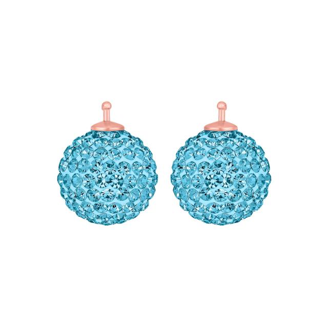 Pavékugle m/Krg farve47 m/rfg sølv - par - Urma.dk