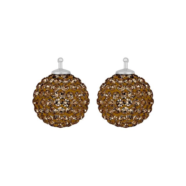 Pavékugle m/Krg farve85 m/rh sølv - par - Urma.dk