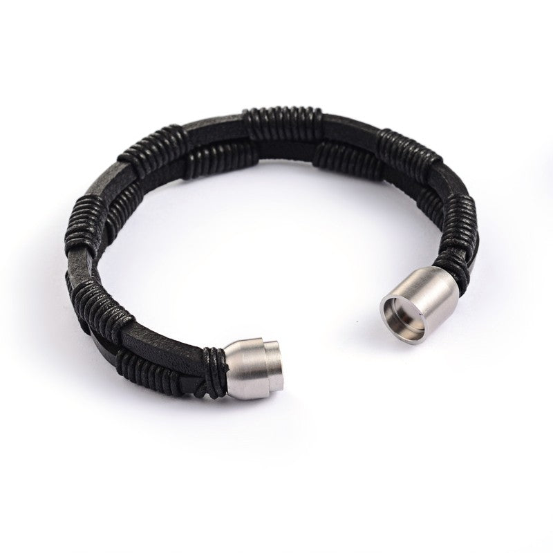 Herre læderarmbånd