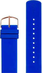 Picto blå silikonerem, 20 mm - Urma.dk