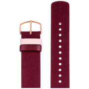 Picto Bordeauxrød læderrem, 20 mm - Urma.dk