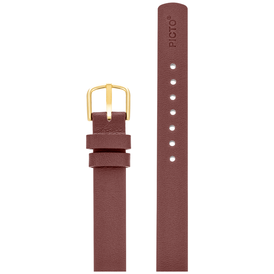 Picto Brownrose Læderrem 12 mm - Urma.dk