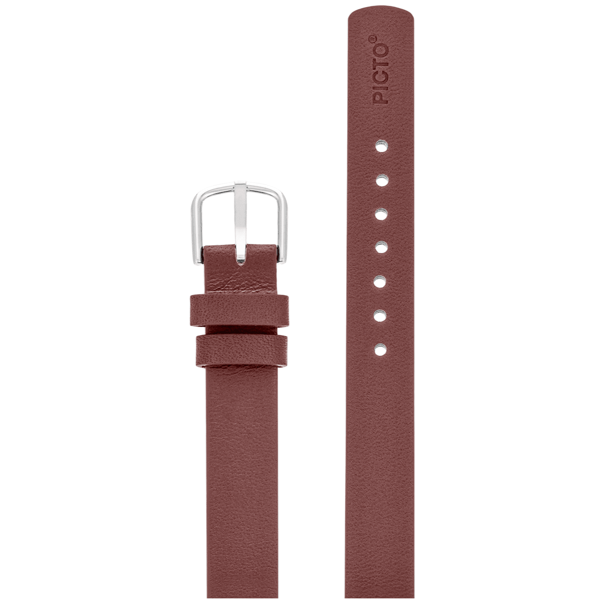 Picto Brownrose Læderrem 12 mm - Urma.dk