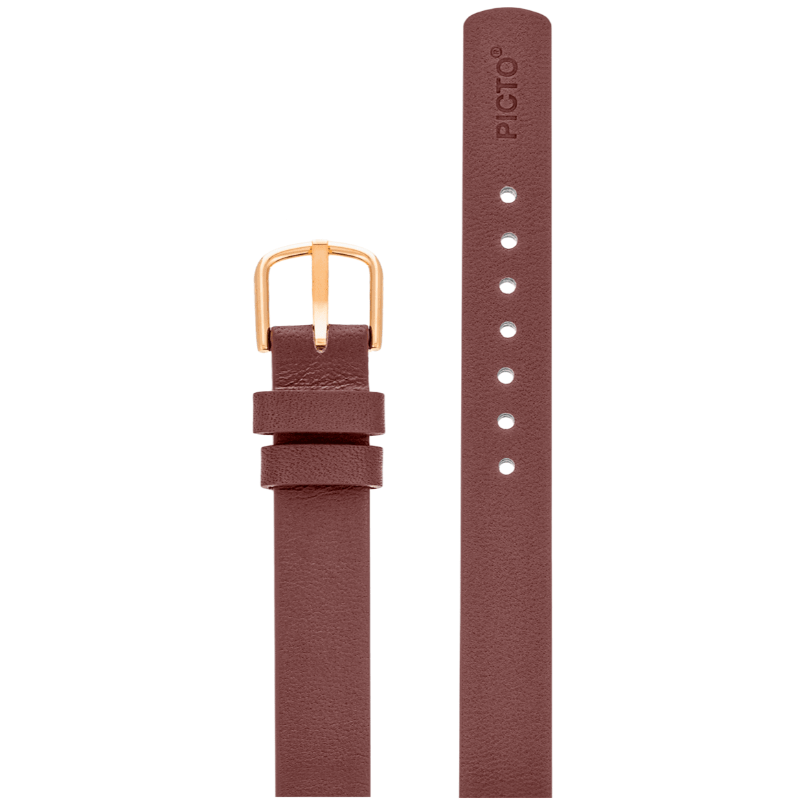 Picto Brownrose Læderrem 12 mm - Urma.dk