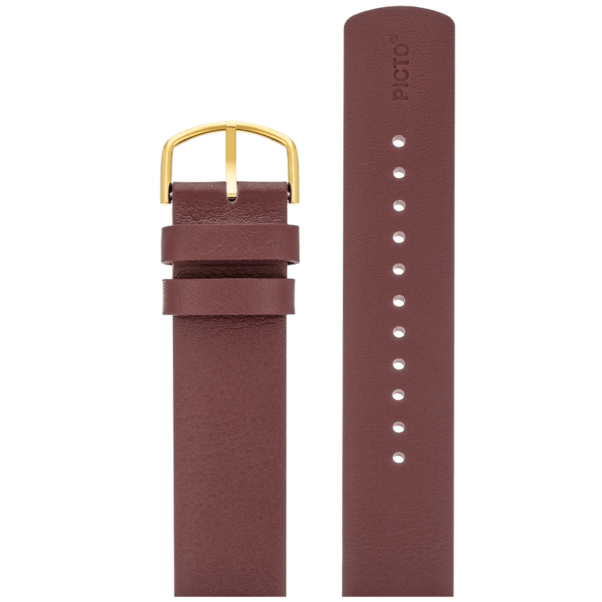 Picto Brownrose Læderrem 20 mm - Urma.dk